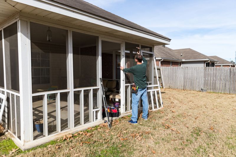 Local Back Porch Construction pros at work